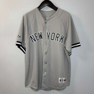 Vintage 90s New York Yankees Russell Athletic Jason Giambi Jersey Away Size: 2XL